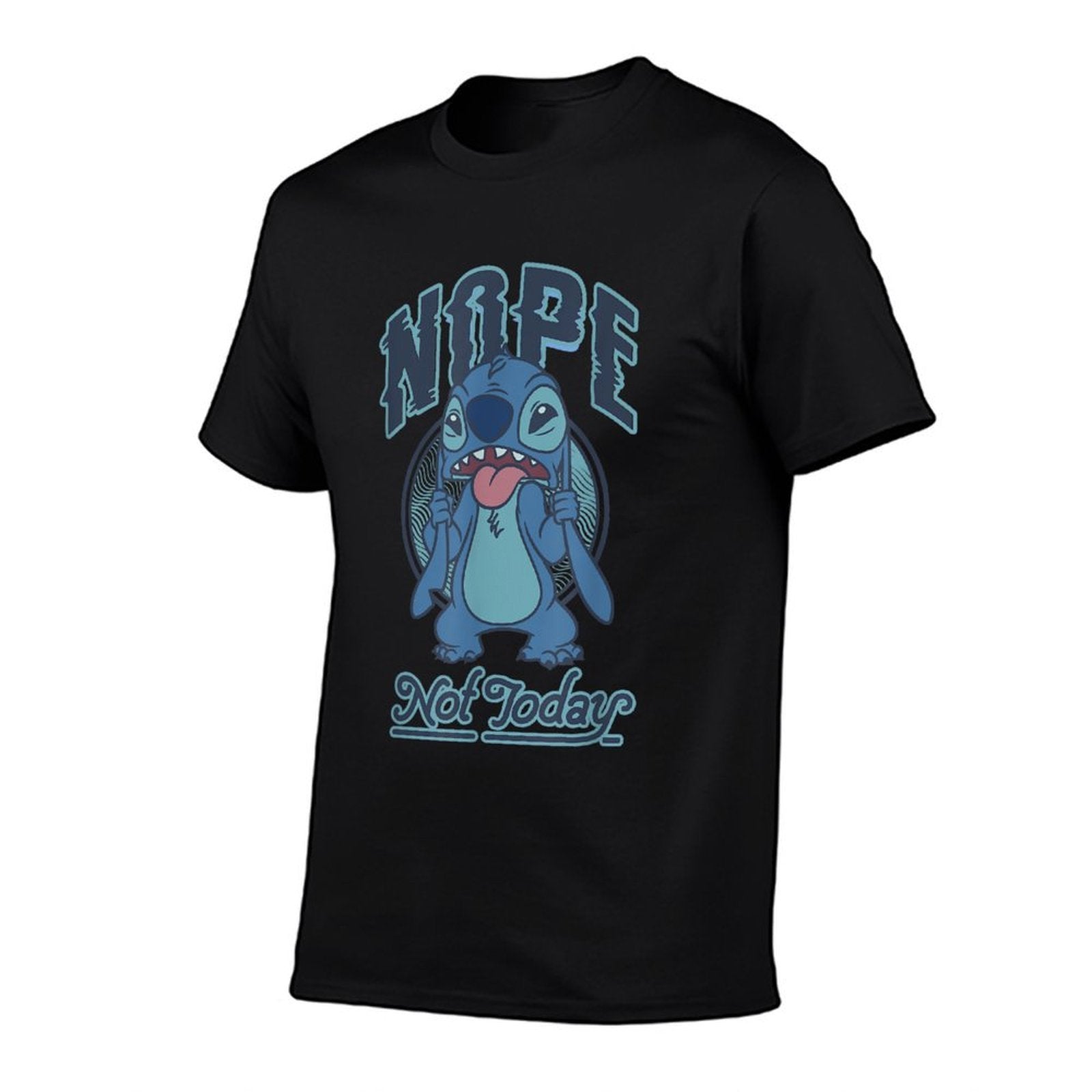 Disney Lilo  Stitch Nope Not Today Grumpy Stitch  Odor-resistant T-Shirt