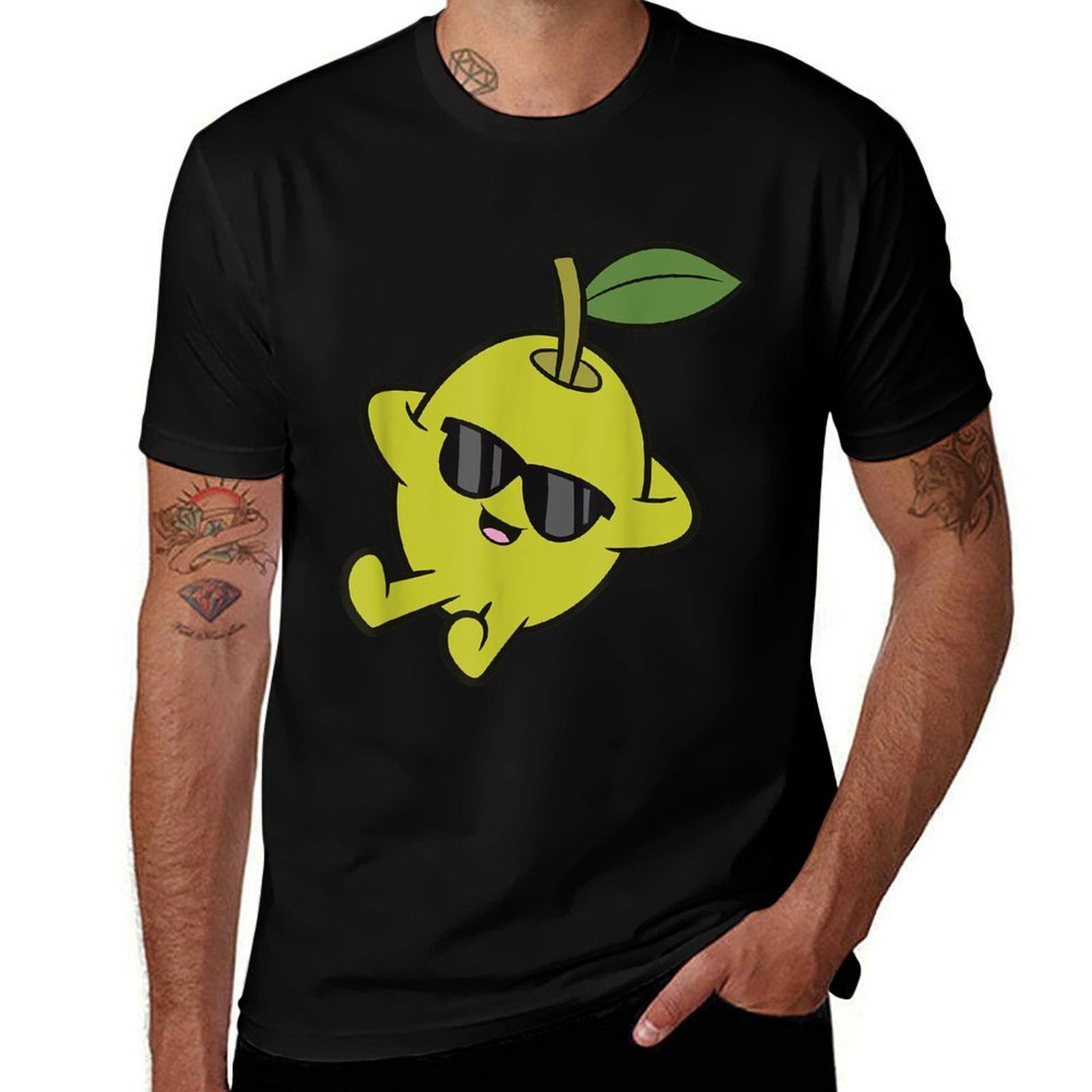Kawaii Olive Fruit Cute Relaxing Green Olive  Quick-drying T-Shirt