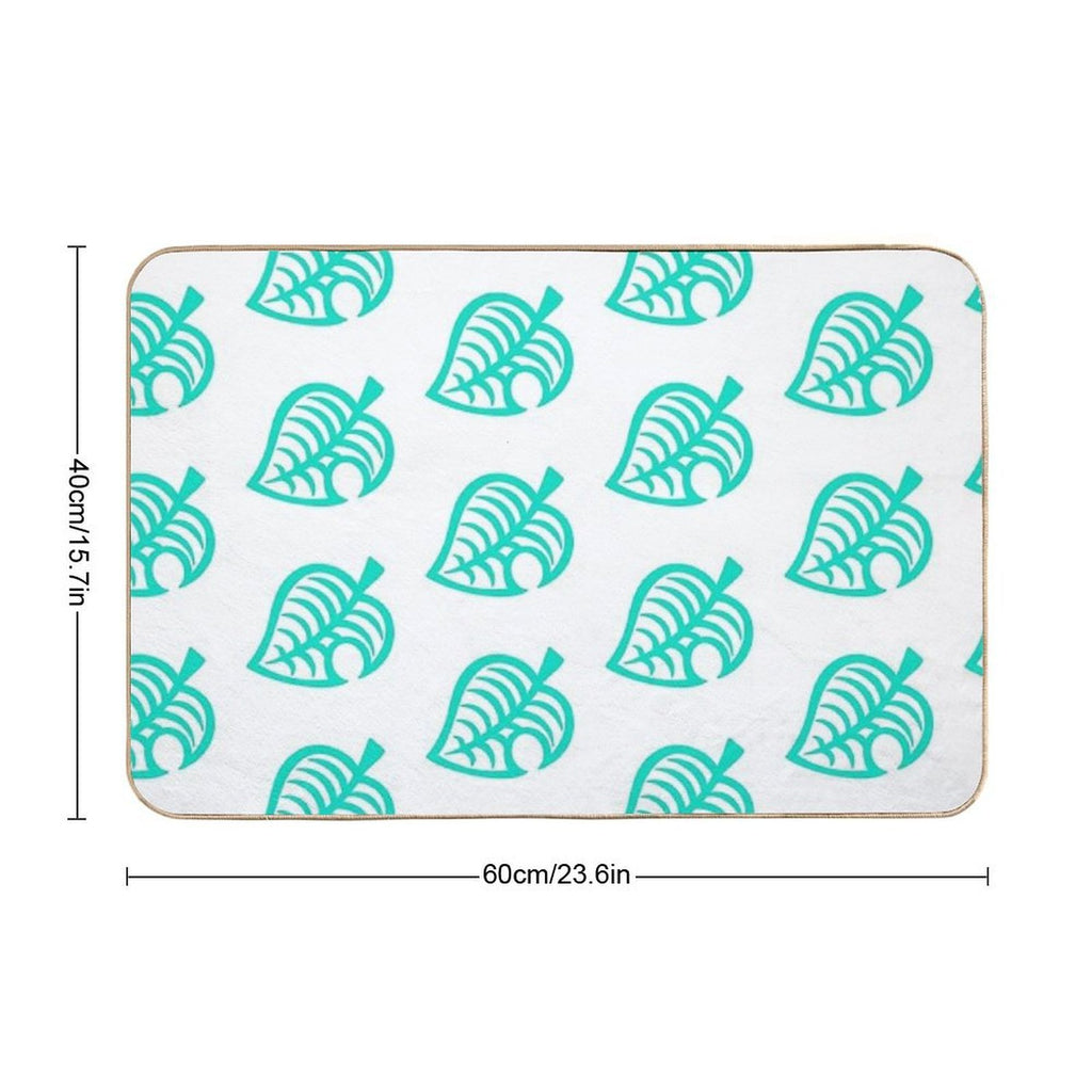 ACNH Leaf  Fade-Resistant Bath Mat