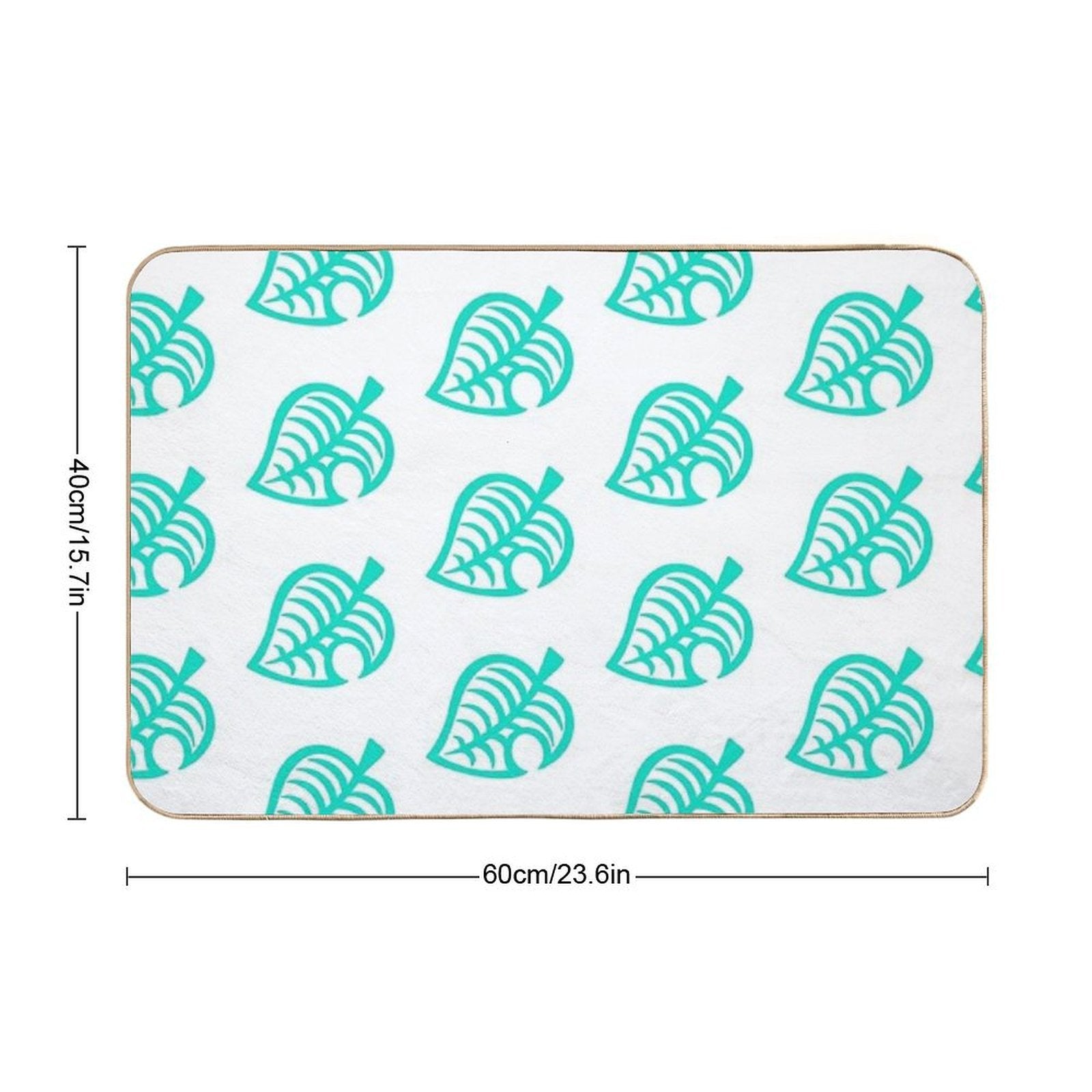ACNH Leaf  Fade-Resistant Bath Mat