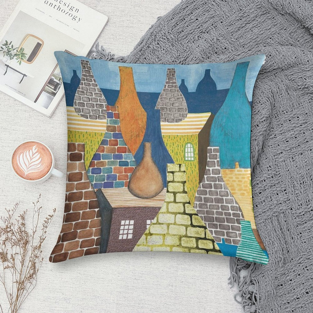 STOKE ON TRENT POTTERIES Soft Warmth Comfort Throw Pillow