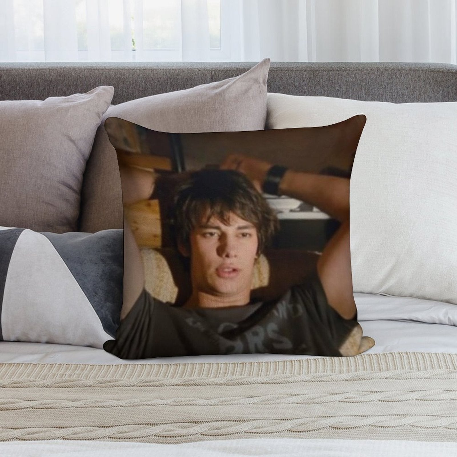 Rodrick. Soft High-Density Material Throw Pillow