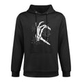 Heart Hand Skeleton Couple Matching Halloween Costumes Pilling-Resistant Hoodie