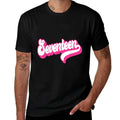 Seventeen 17 Years Old Pink For Girls For Her 17th Birthday  Vintage-inspired T-Shirt