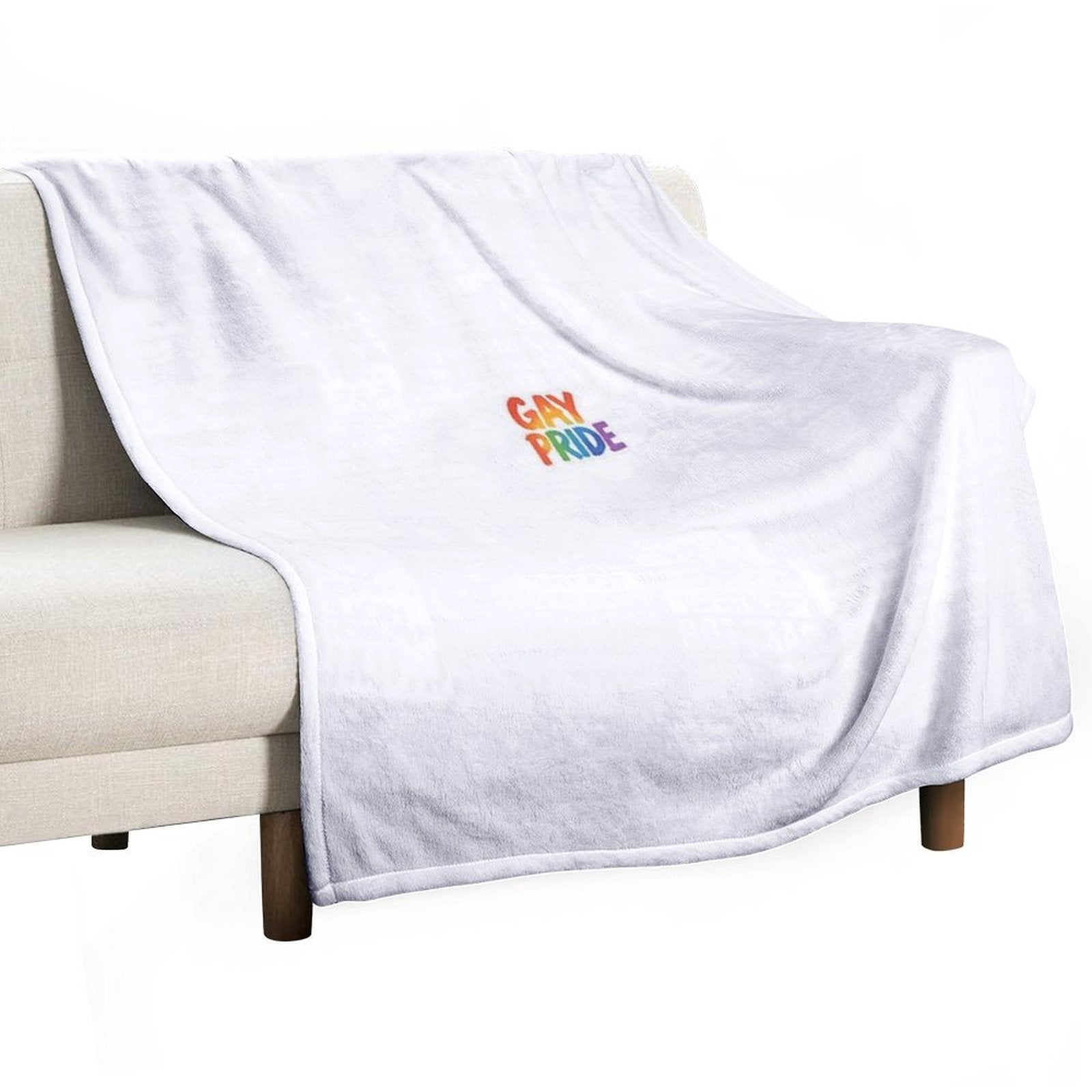 Painted Rainbow Gay Pride All-season Throw Blanket