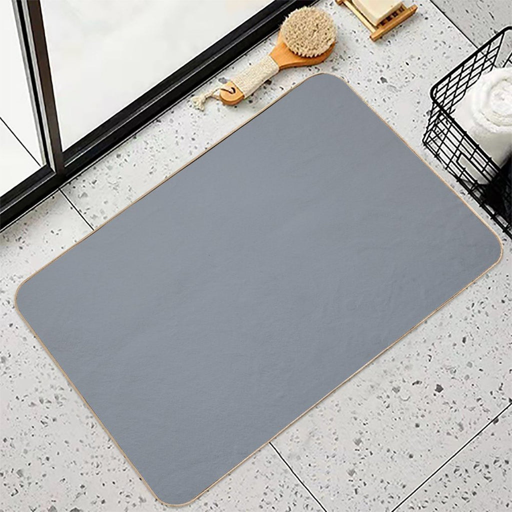 Lava Gray - Grey  Rapid-Drying Bath Mat
