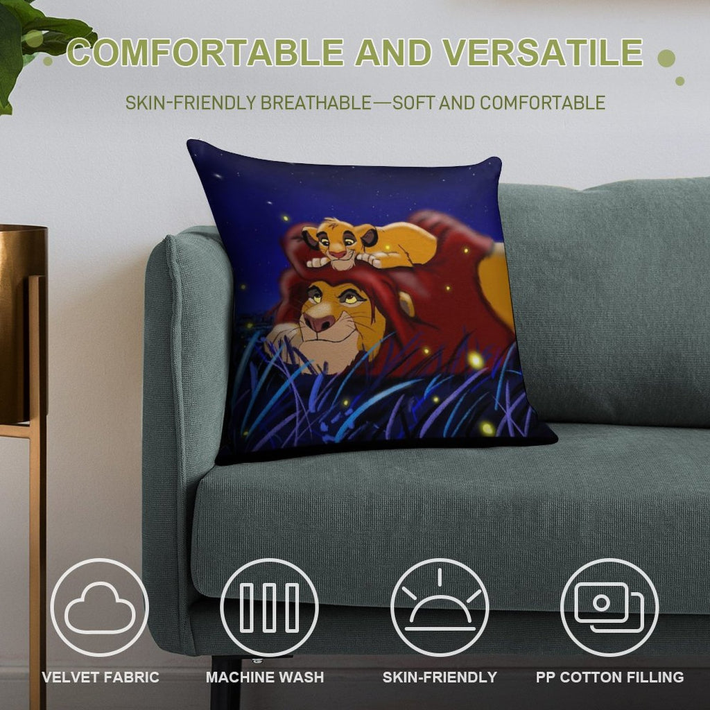 Lion King Soft Washable Throw Pillow