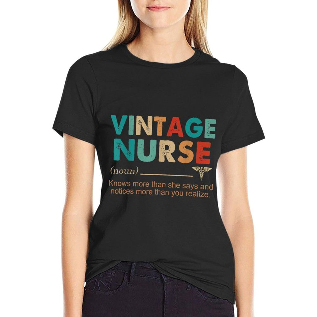 Vintage Nurse  Slim-fit Cut T-Shirt