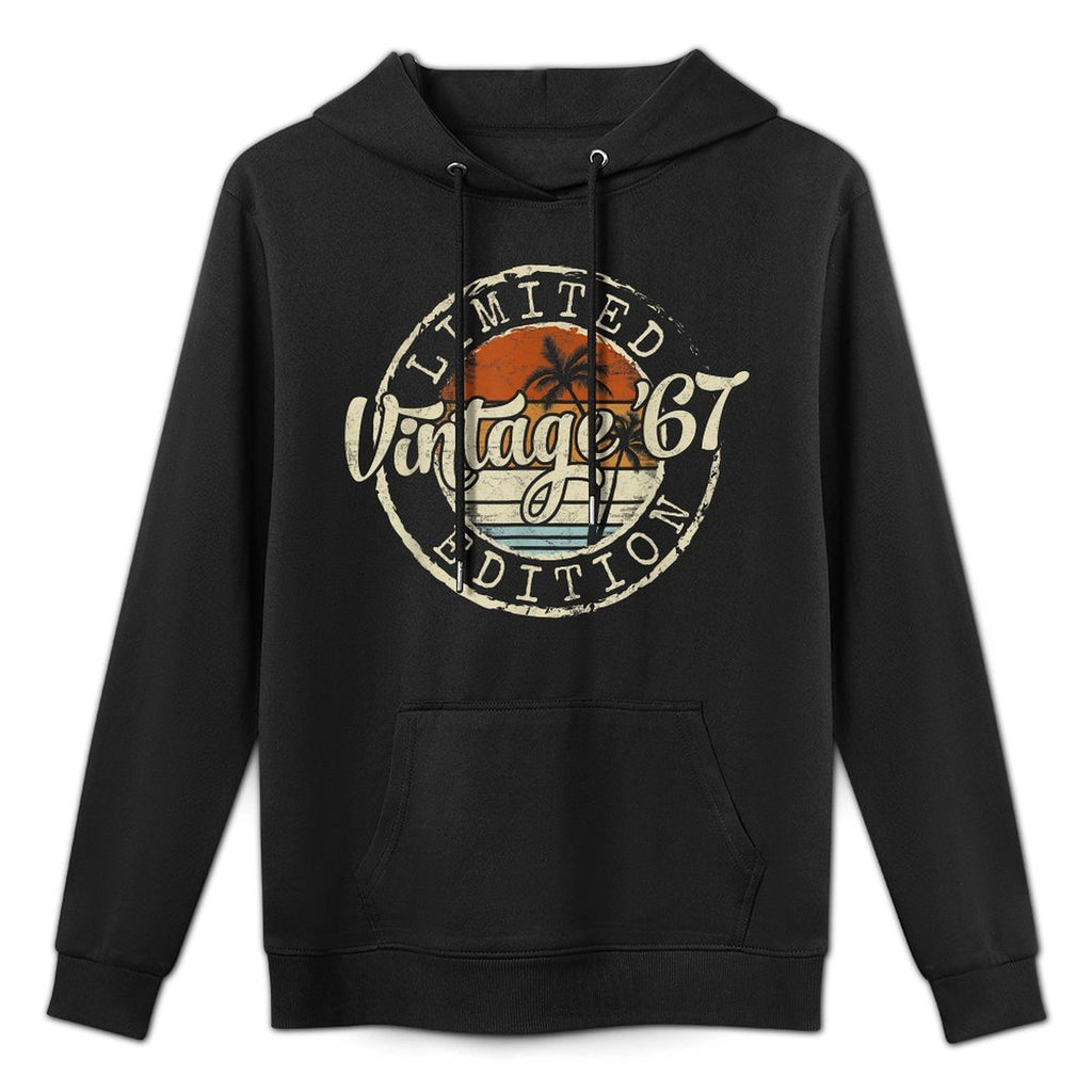 Vintage 1967 58th Birthday Gifts For Men Women 58 Year Old Breathable Fabric Hoodie