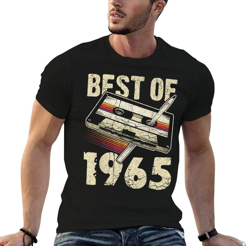 Best of 1965, Audio Cassette, 60th Birthday, 60 Years Old  Durable T-Shirt