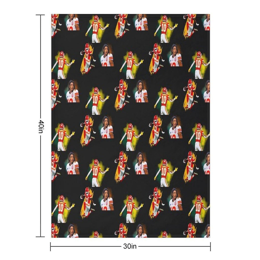 Isiah Pacheco HD Sticker Set  T Shirt Anti-pilling Throw Blanket