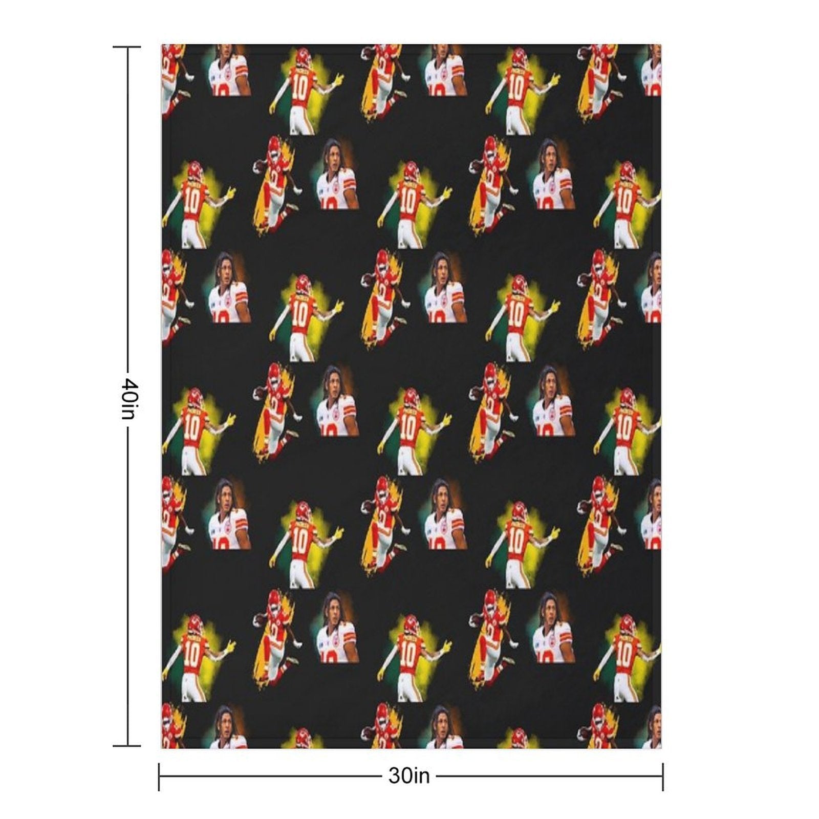 Isiah Pacheco HD Sticker Set  T Shirt Anti-pilling Throw Blanket