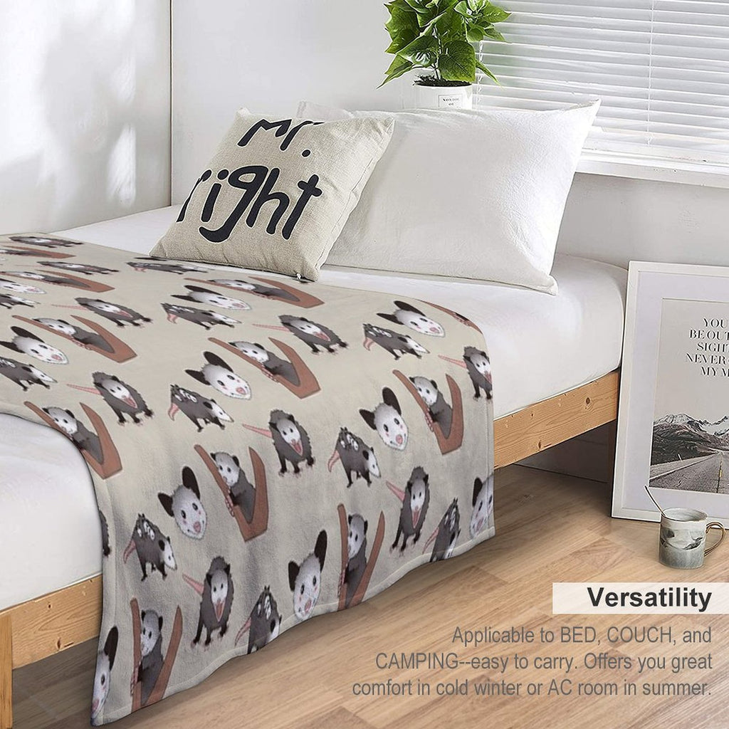 Opossums Pack Comfort Throw Blanket