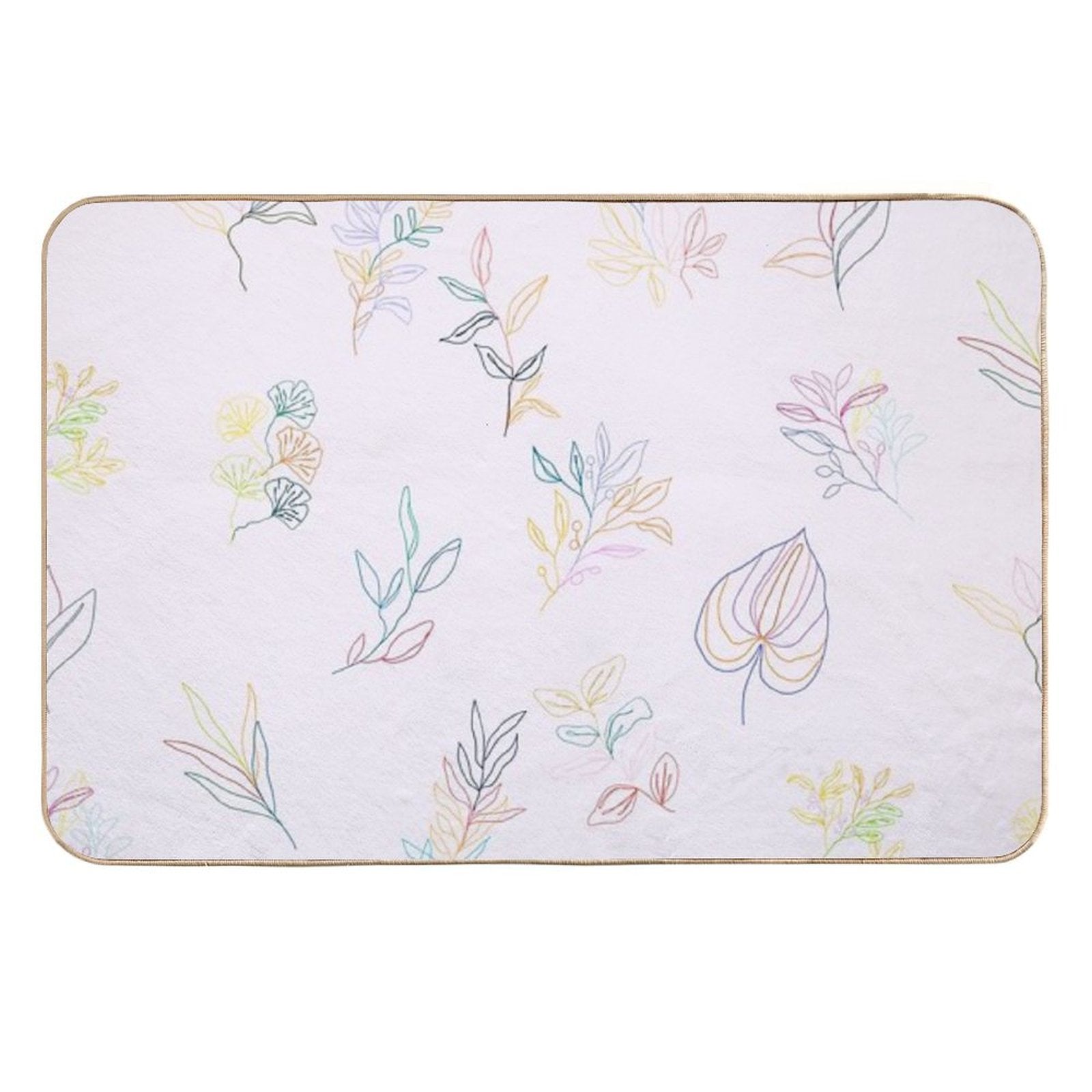 Blushing Botanicals  Easy To Clean Bath Mat