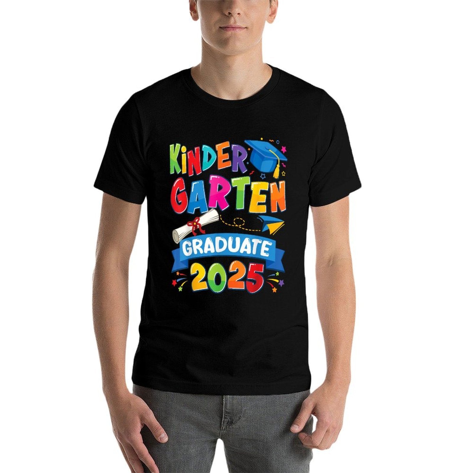 Kindergarten Graduation 2025 Pre-k Graduate Kids Boys Girls  Breathable T-Shirt