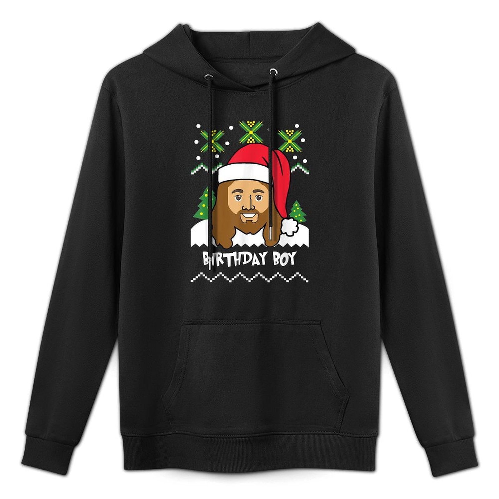 Jesus Birthday Boy Ugly Christmas Style T-shirt All-Day Comfort Hoodie