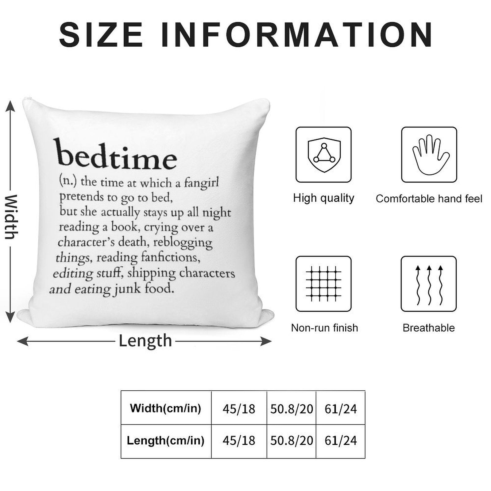 Bedtime Meaning to A Fangirl #books Version Soft Ultra-Soft Texture Throw Pillow