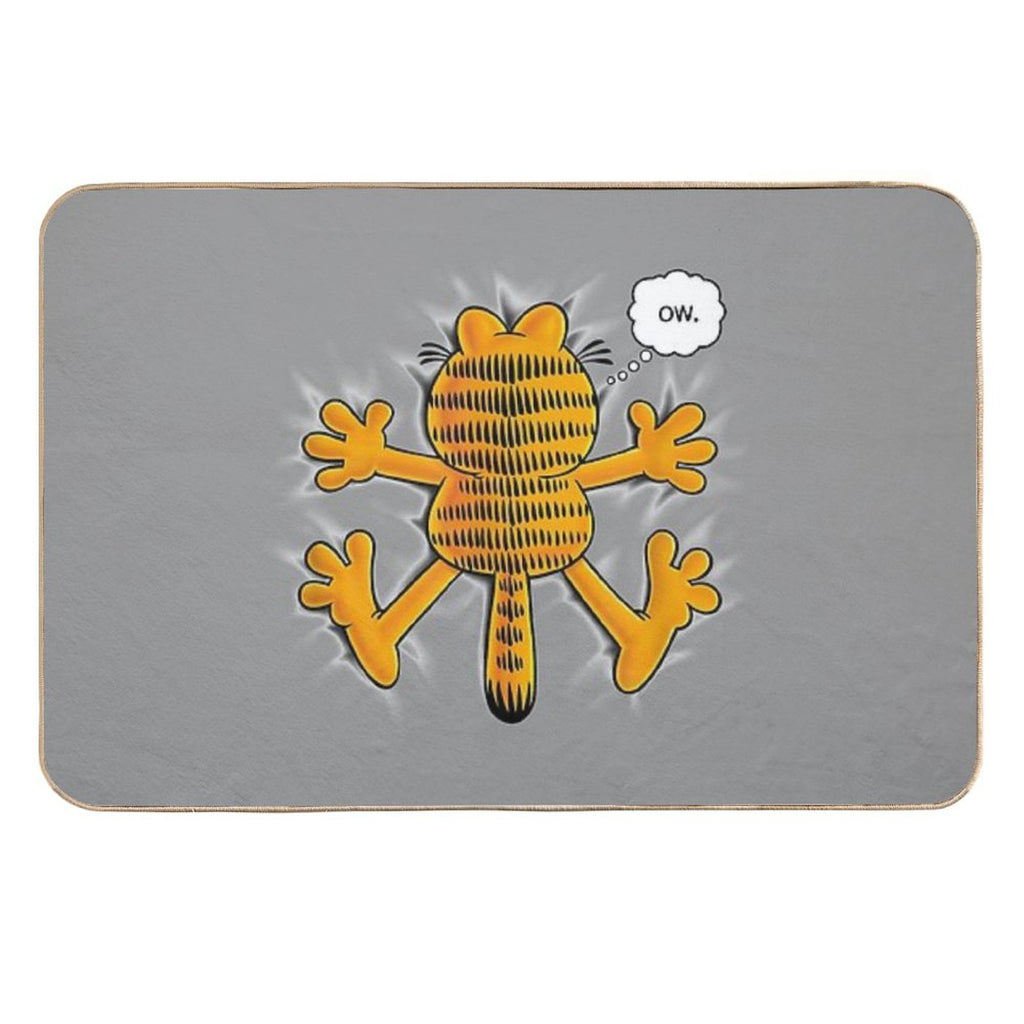 Cute Garfield Ow  Slip-Resistant Bath Mat