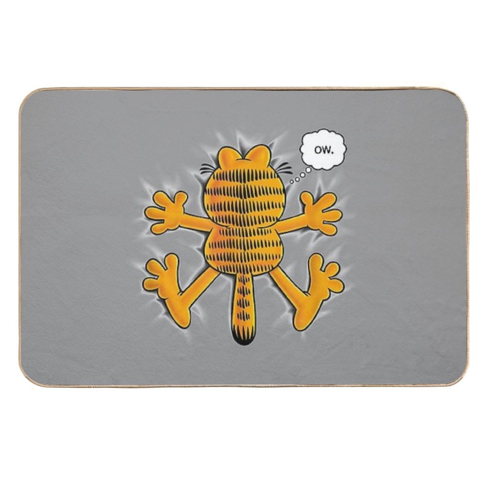 Cute Garfield Ow  Slip-Resistant Bath Mat