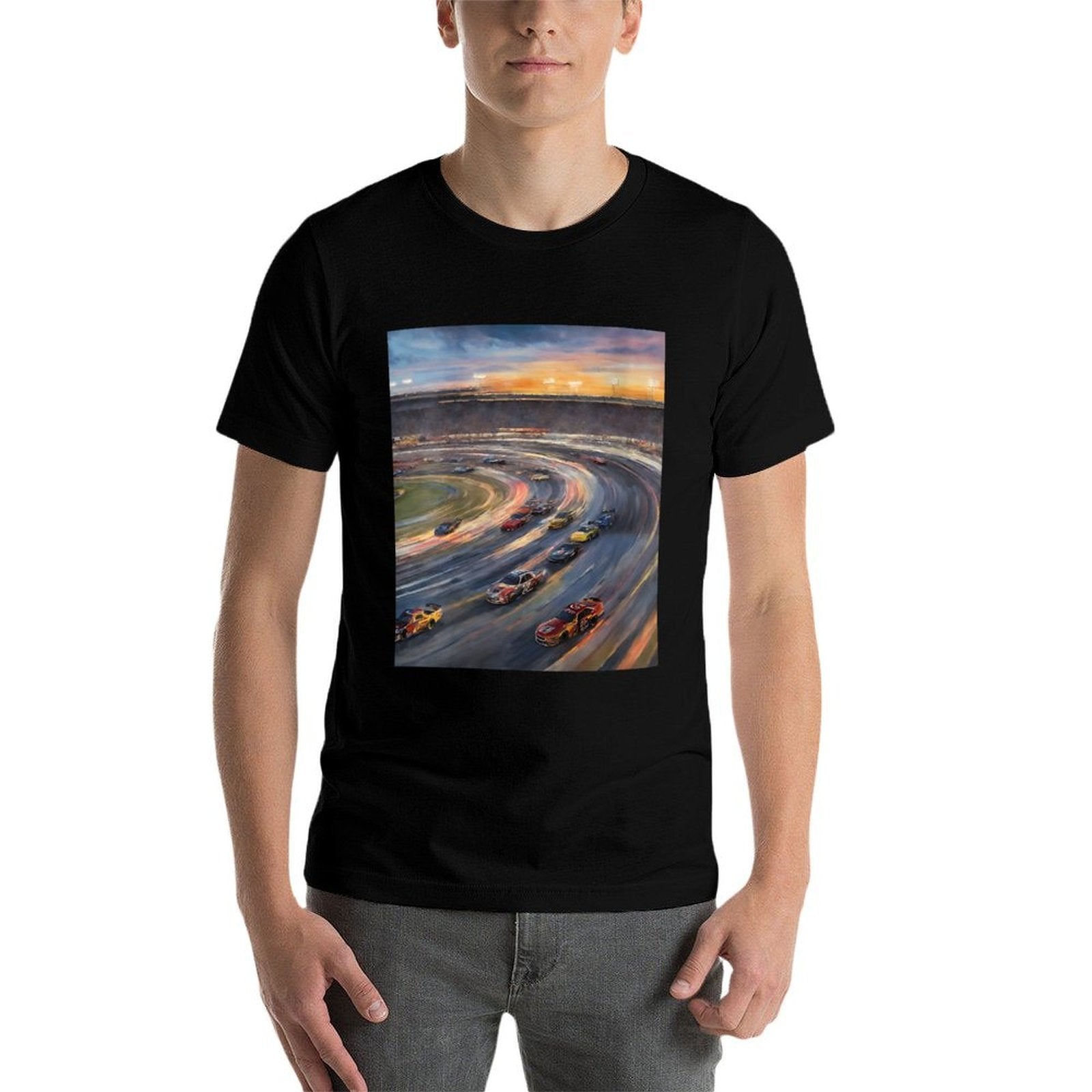Womens Twilight Pursuit V11  Graphic-printed T-Shirt