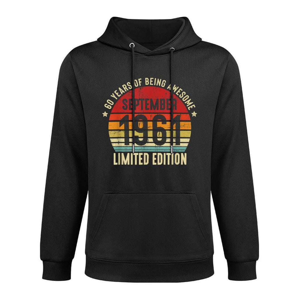Retro 60 Years of Being Awesome 60 Years Old 60th Birthday Versatile Streetwear Hoodie