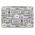 The Wise Words of Dwight Schrute (Light Tee)  Pet-Safe Bath Mat