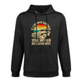 Retro Turning 90 Years Old Vintage Men 90th Birthday Adjustable Hood Hoodie