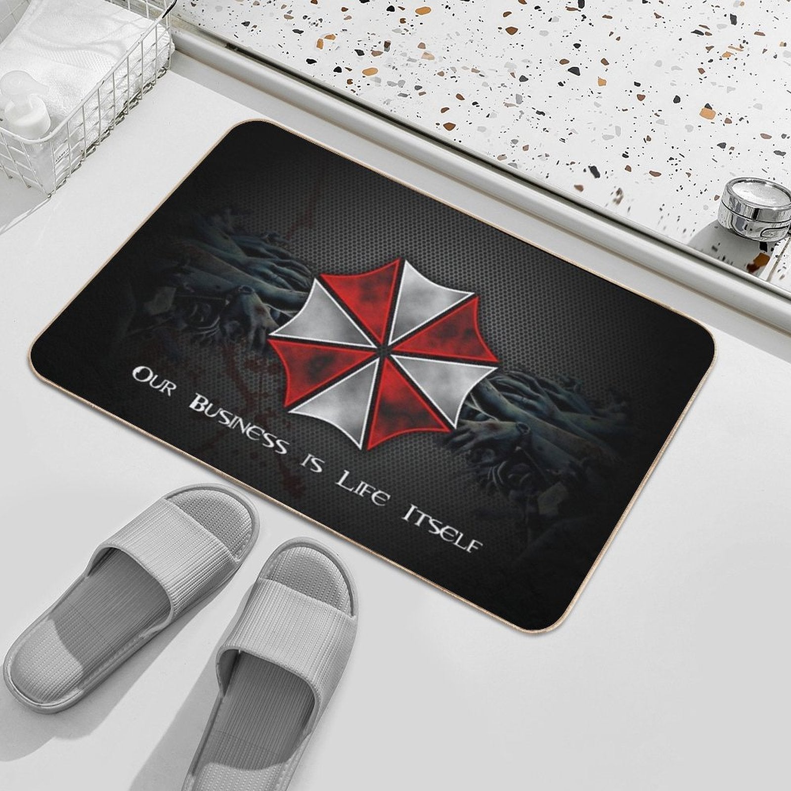 Resident Evil  Repositionable Bath Mat
