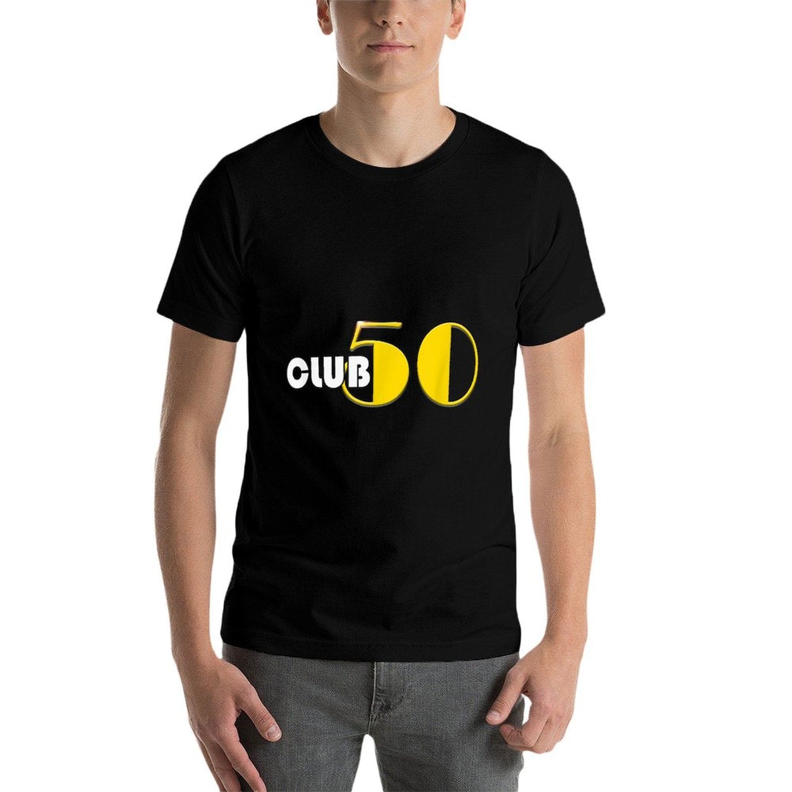Club 50 Milestone Birthday Fifties 50th T  Polyester Blend T-Shirt