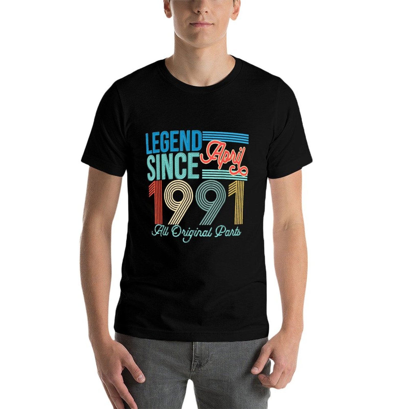 Vintage 1991 Birthday April 1991 Vintage 30th Birthday  Classic T-Shirt