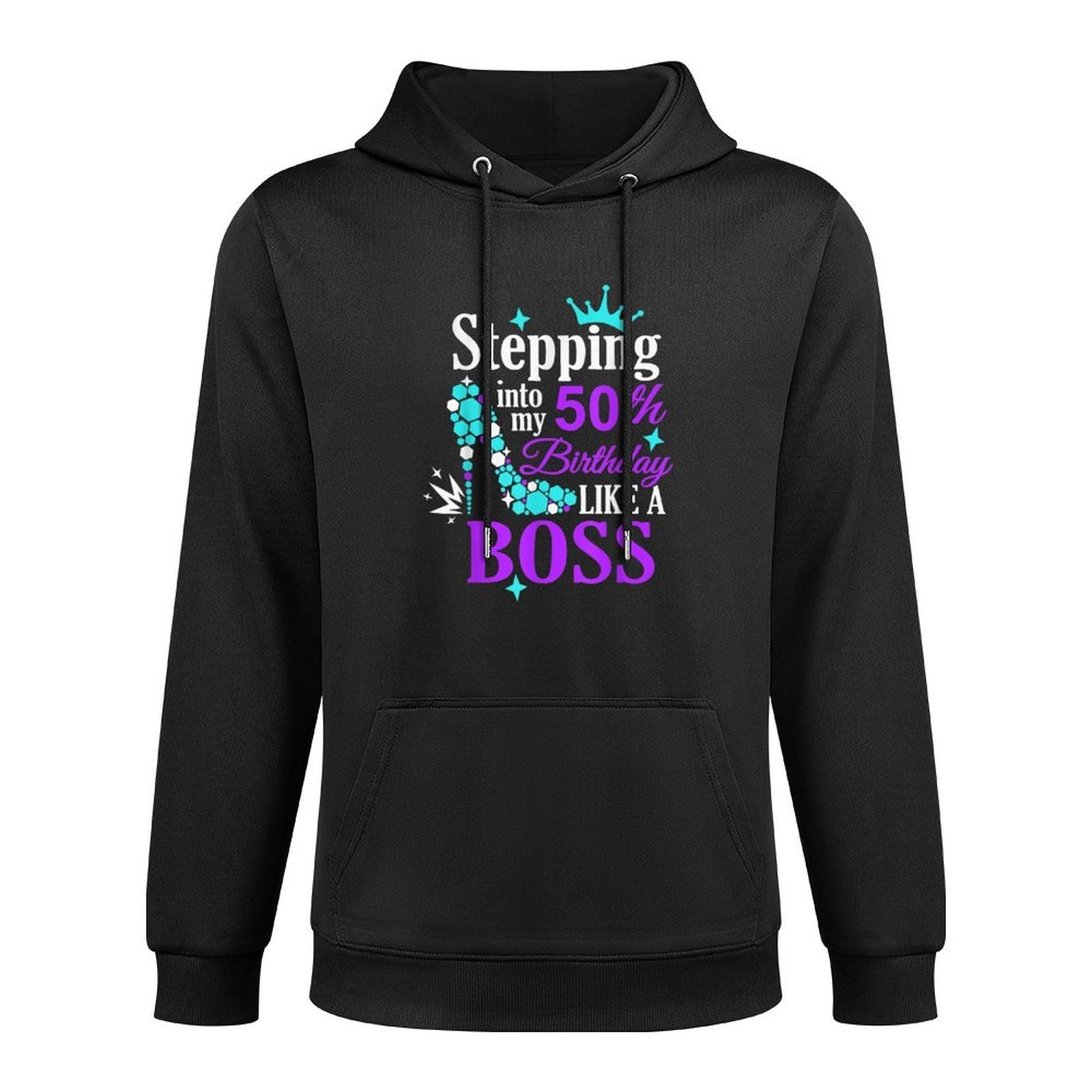 50th Birthday Gift for Her Gift For Girl Party Fun Years Old Relaxed Fit Hoodie