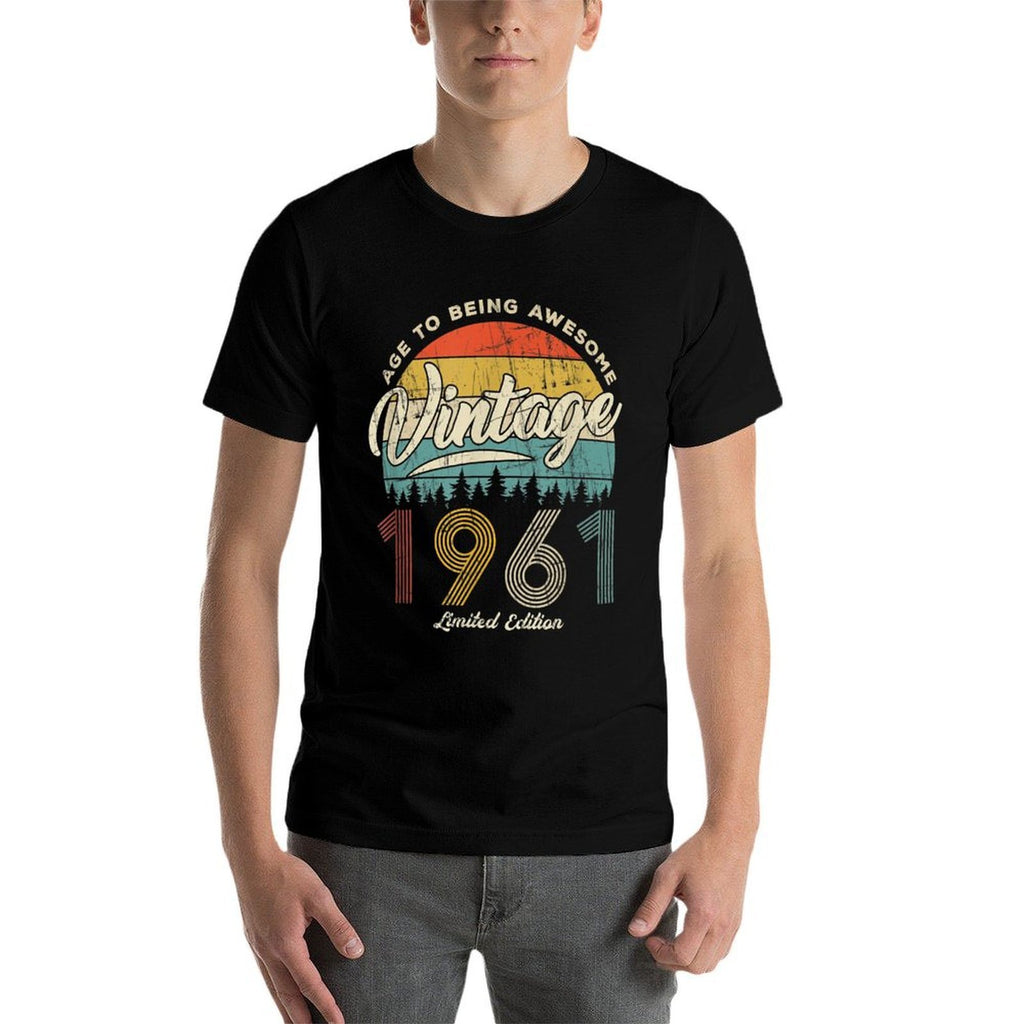1961 Vintage Birthday Gift Happy 60th Birthday Comfortable T-Shirt