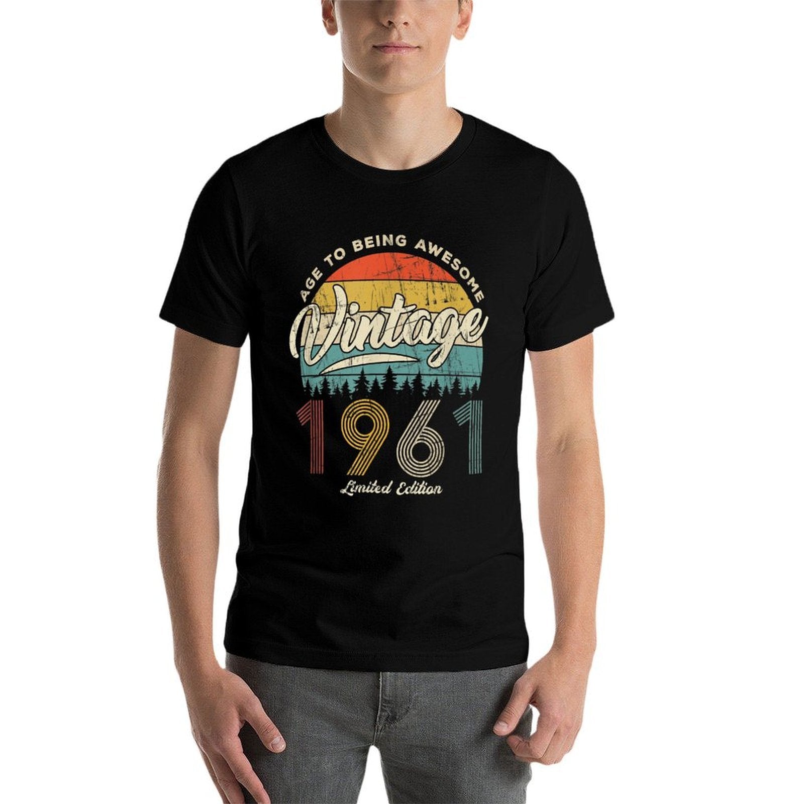 1961 Vintage Birthday Gift Happy 60th Birthday Comfortable T-Shirt