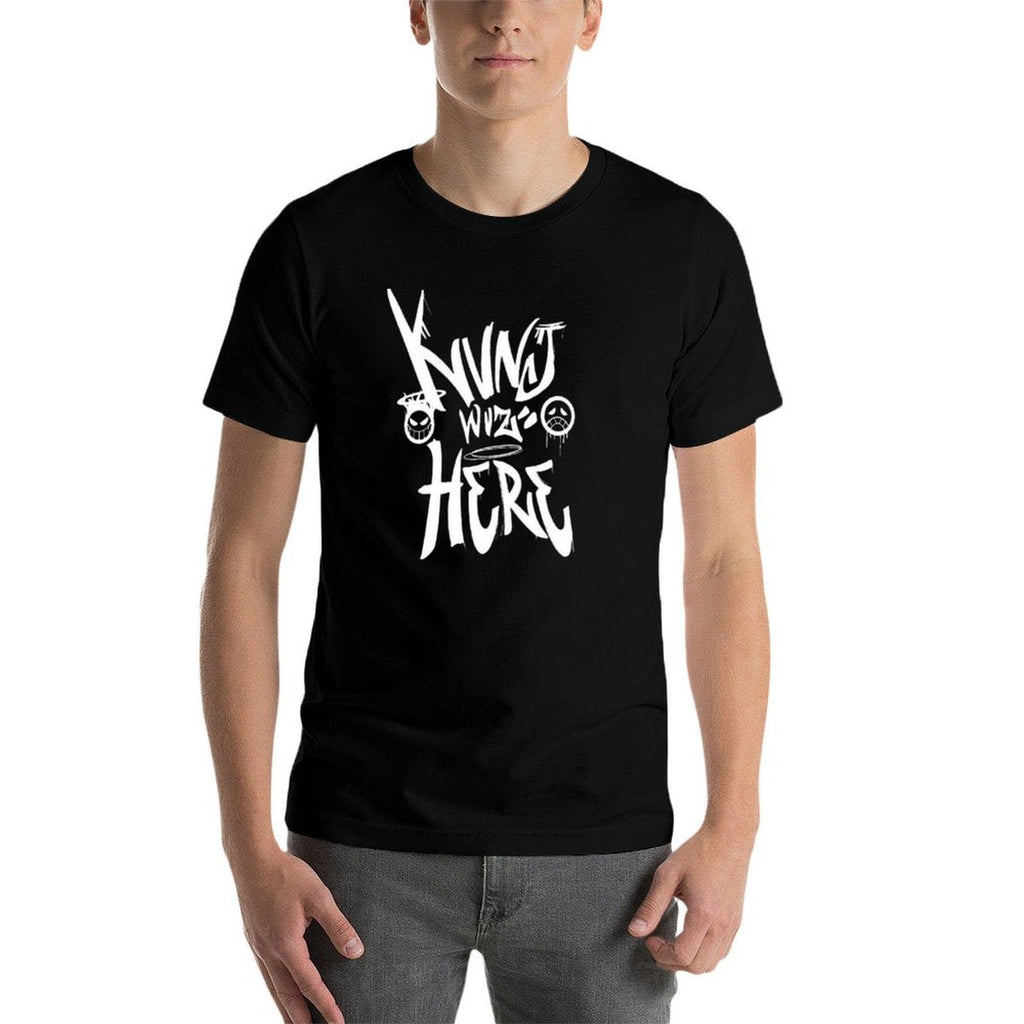 Kvnjwuzhere  Ribbed Collar T-Shirt
