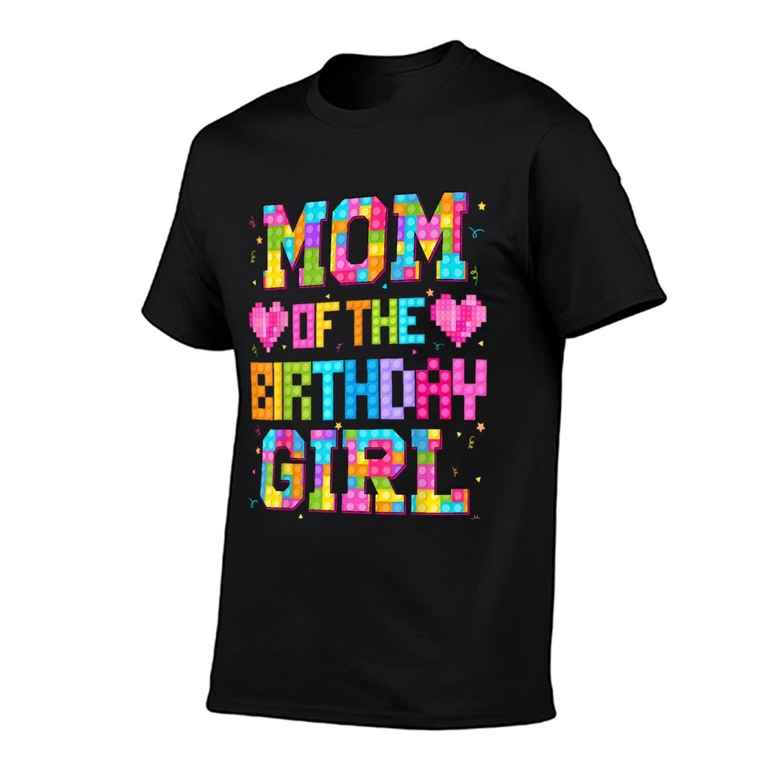 Mom And Dad Of The Birthday Girl Build Brick Family Matching  Lightweight T-Shirt