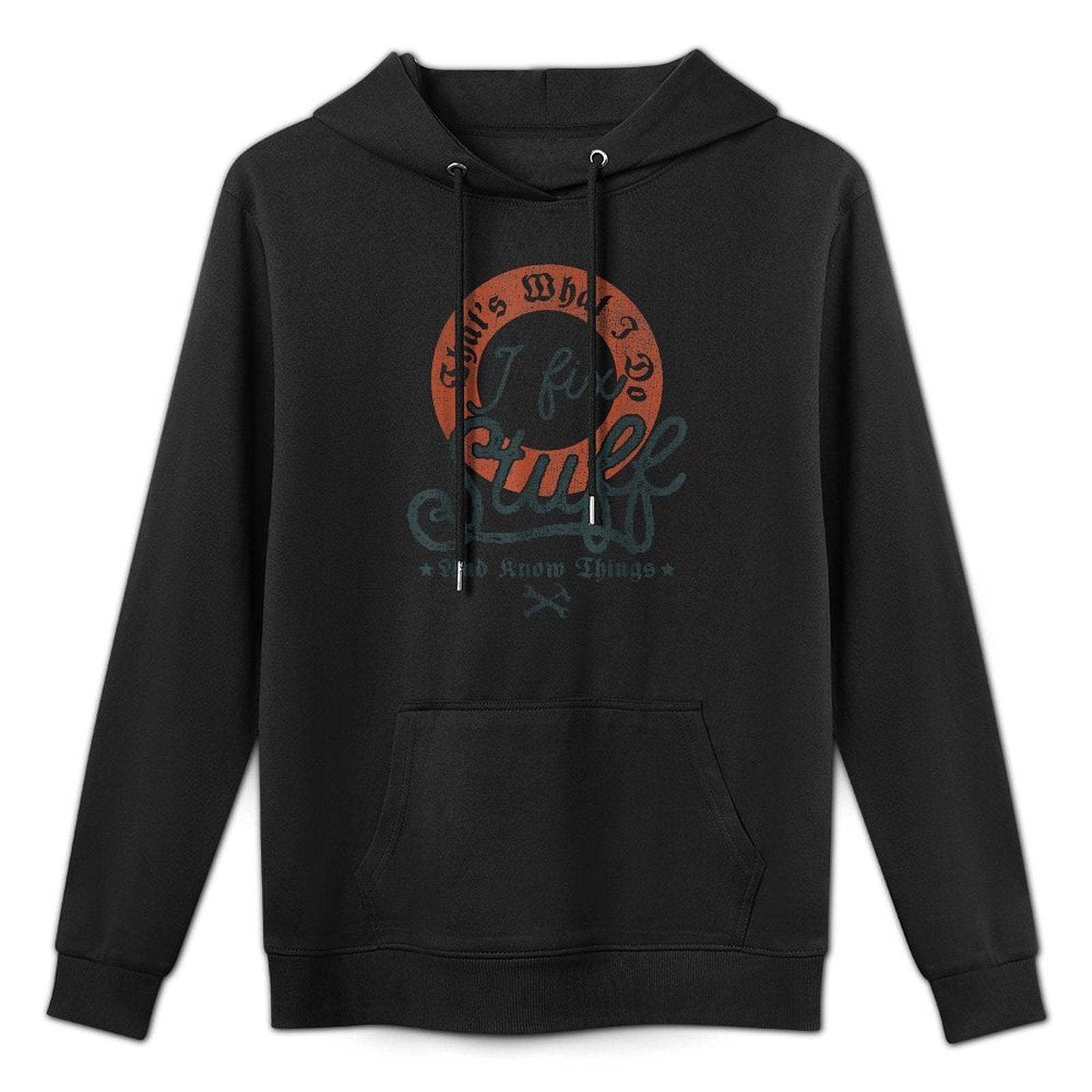 I Fix Stuff Meme For Dad Fixer Of Things Vintage Repairman Adjustable Hood Hoodie