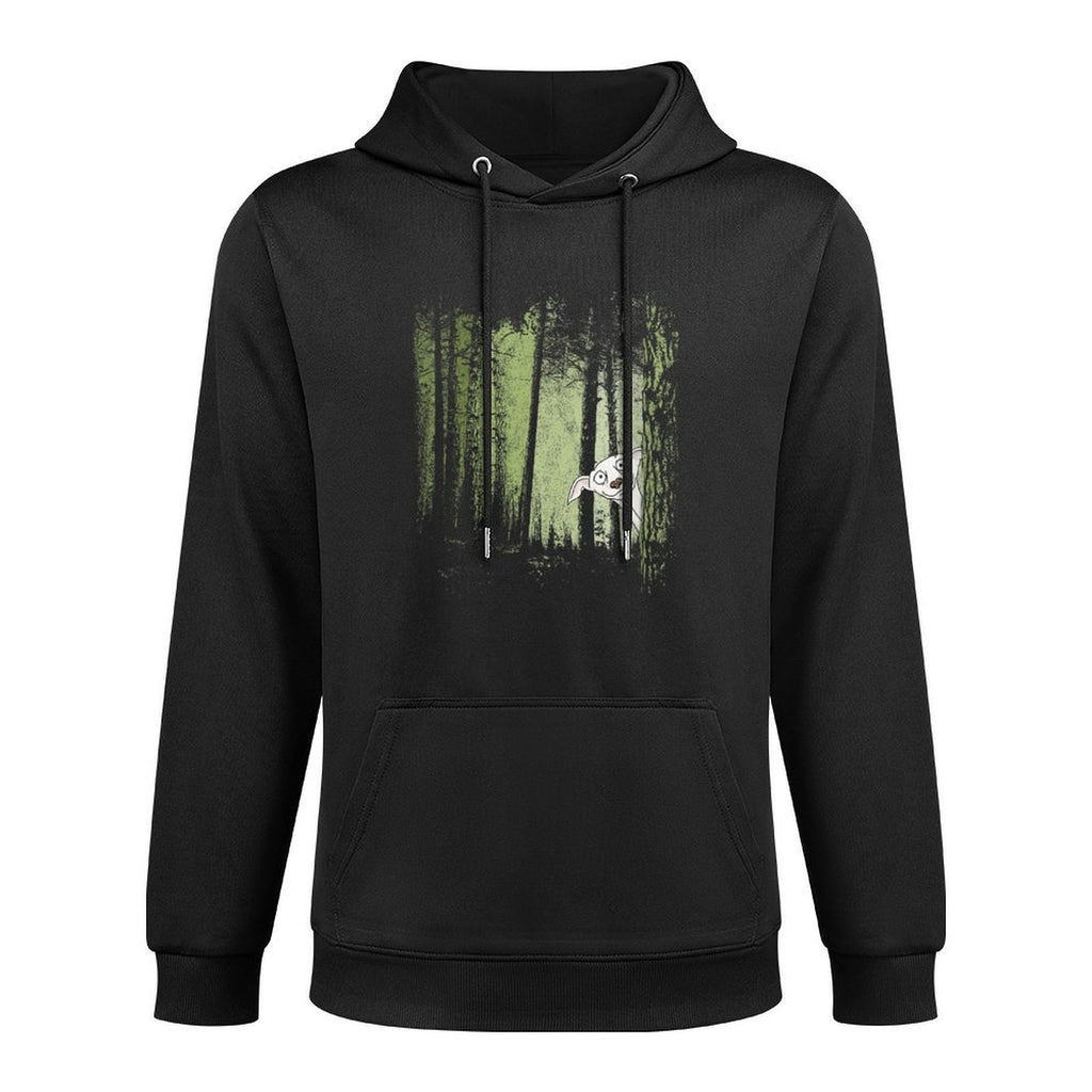 Womens Galgo Espanol Greyhound Hunting Dog In Twilight Forest Unisex Design Hoodie