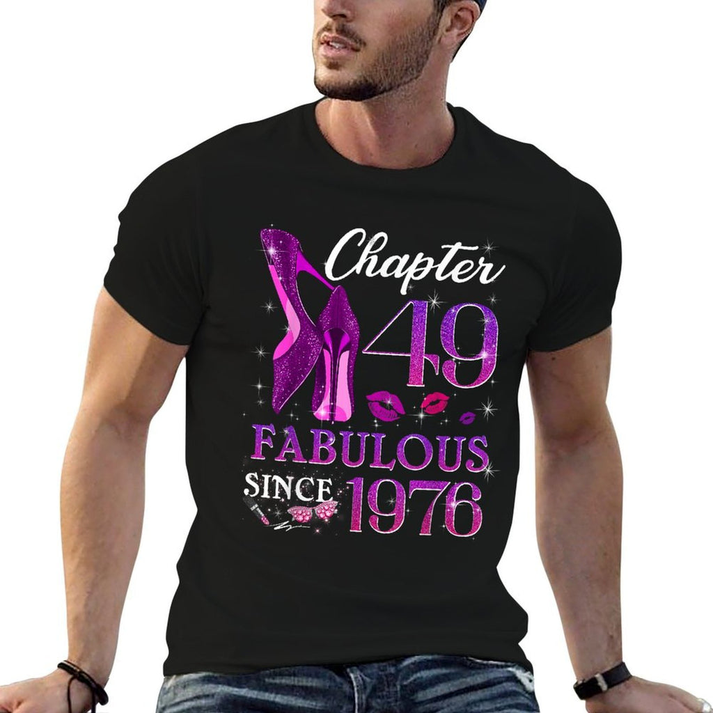 Chapter 49 Fabulous Since 1976 49th Birthday Queen Diamond  Breathable T-Shirt