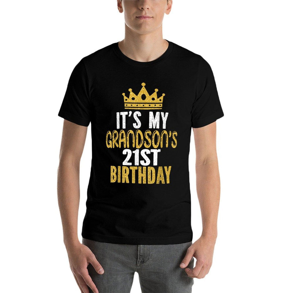It's My Grandson's 21st Birthday 21 Years Old Guy  Breathable T-Shirt