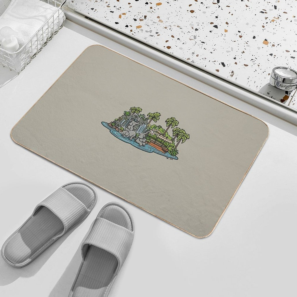 Jungle  Easy Maintenance Bath Mat