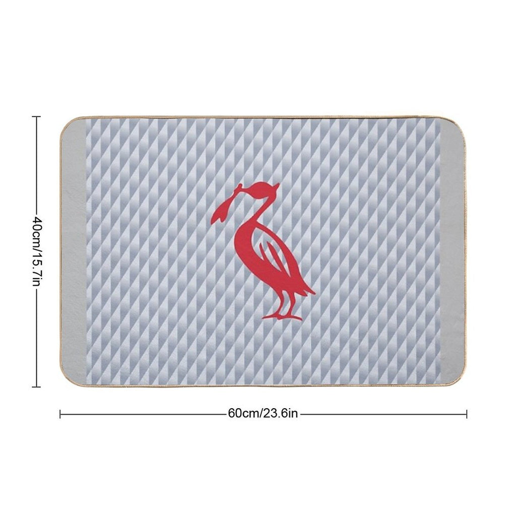 Retro Liverpool  Slip-Resistant Bath Mat