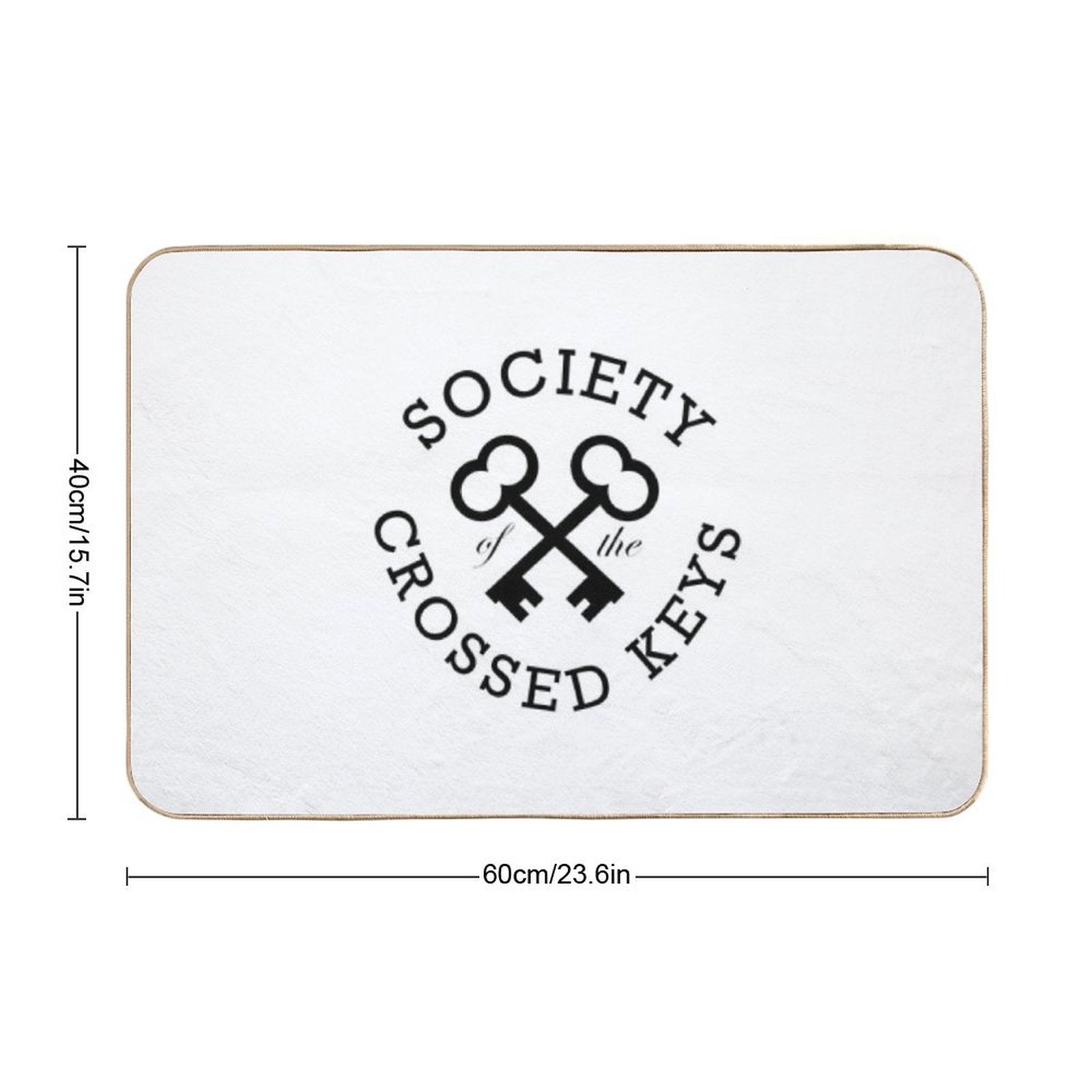 Society of The Crossed Keys  Toxin-Free Bath Mat