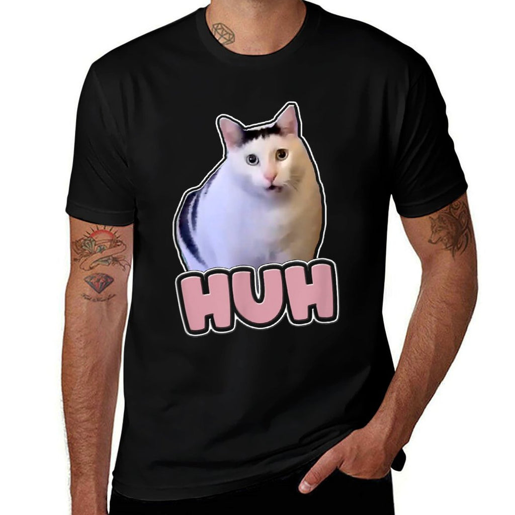 Huh Cat Shirt - Huh Cat Comfortable T-Shirt