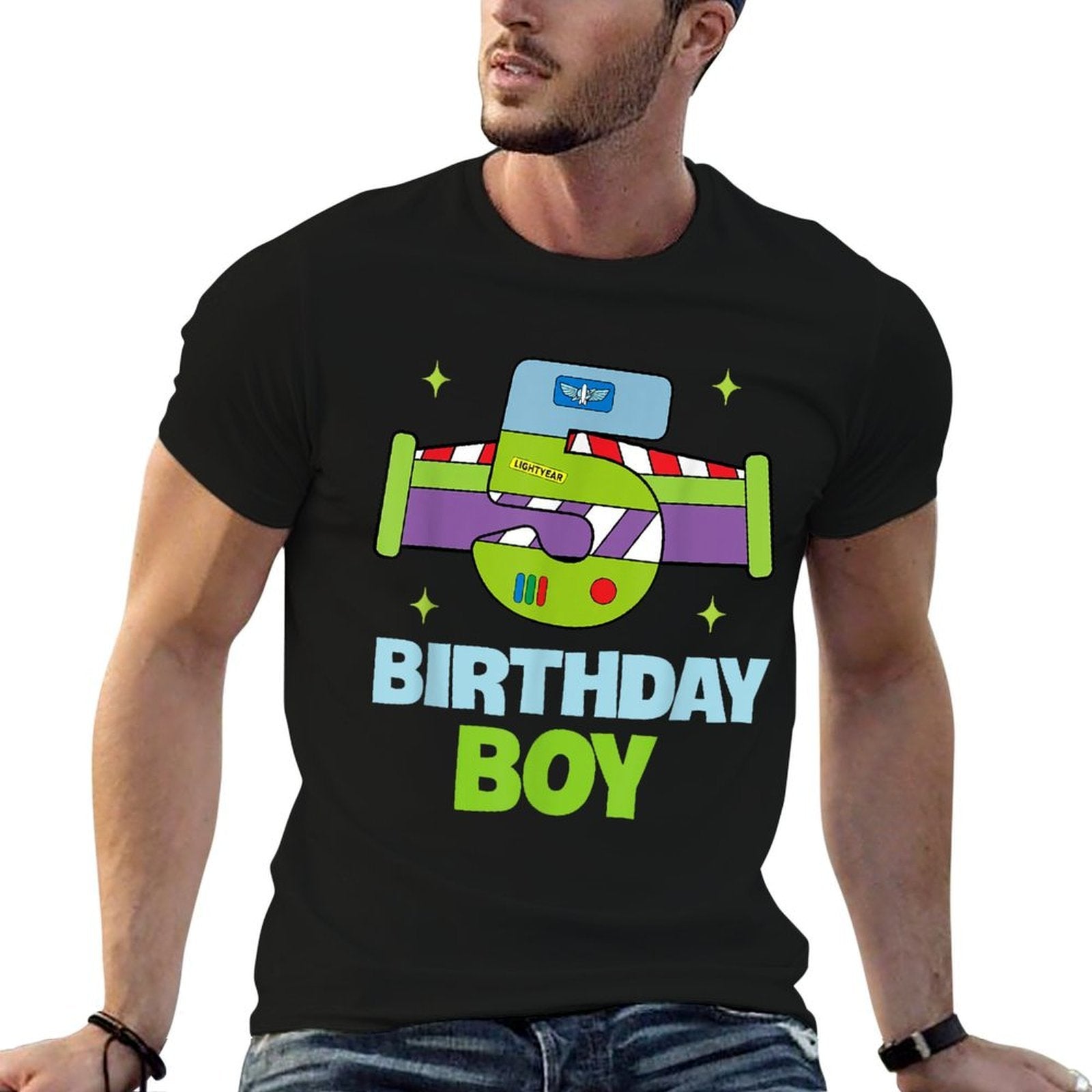 5th Birthday Boy Toy Lover Funny 5 Year Old Story Bday Party  Trendy Pattern T-Shirt
