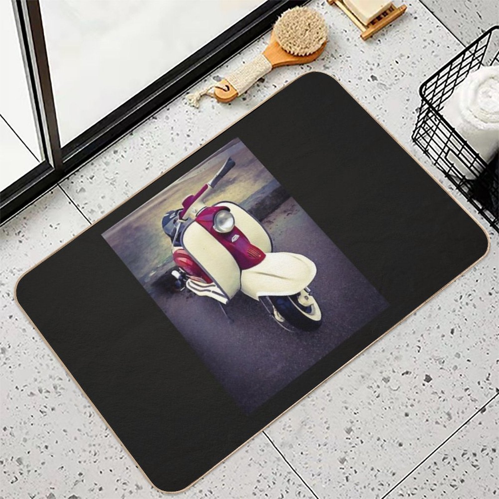 Lambretta  Repositionable Bath Mat