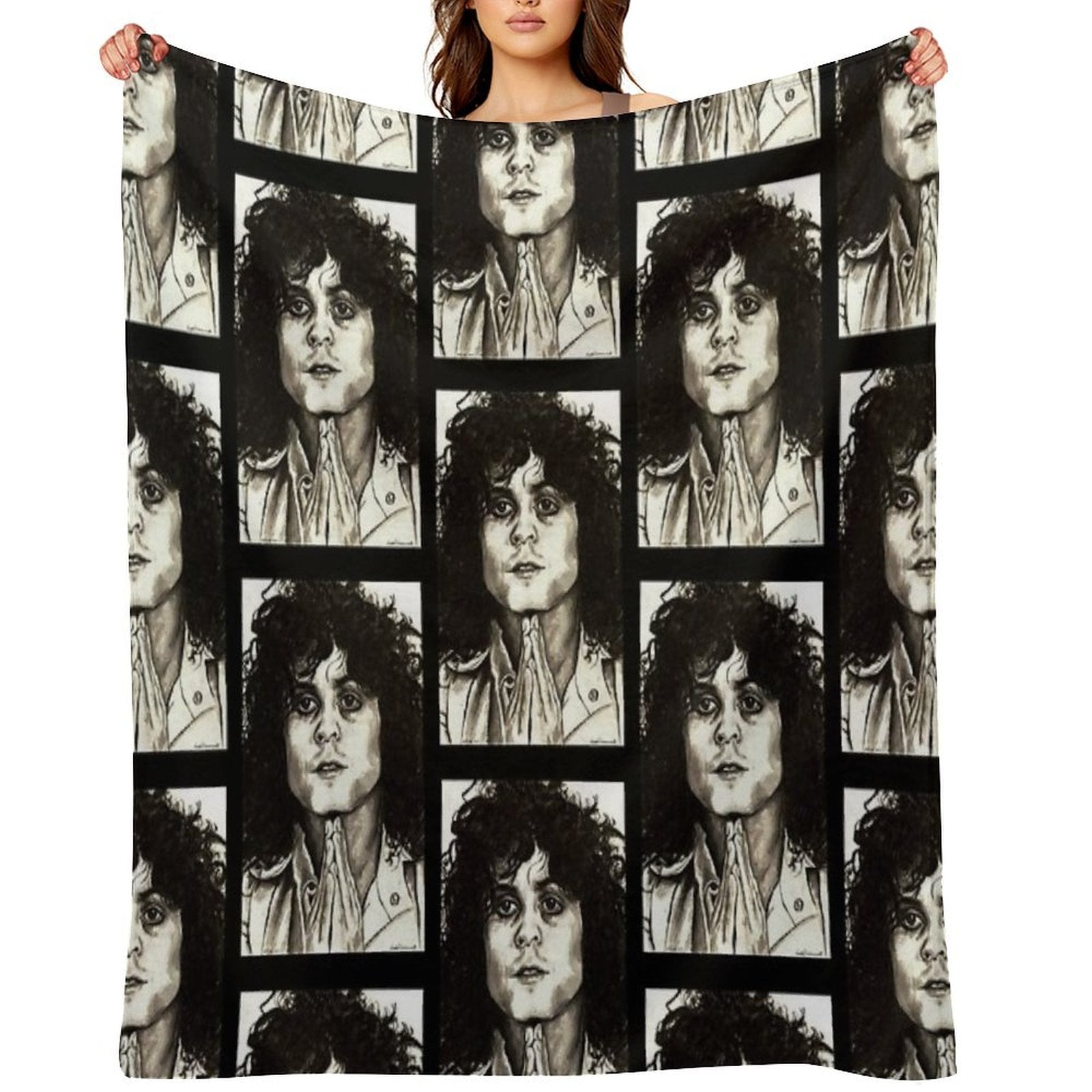 Marc Bolan Comfort Throw Blanket