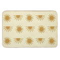 Golden Sunset Pattern  Easy To Clean Bath Mat