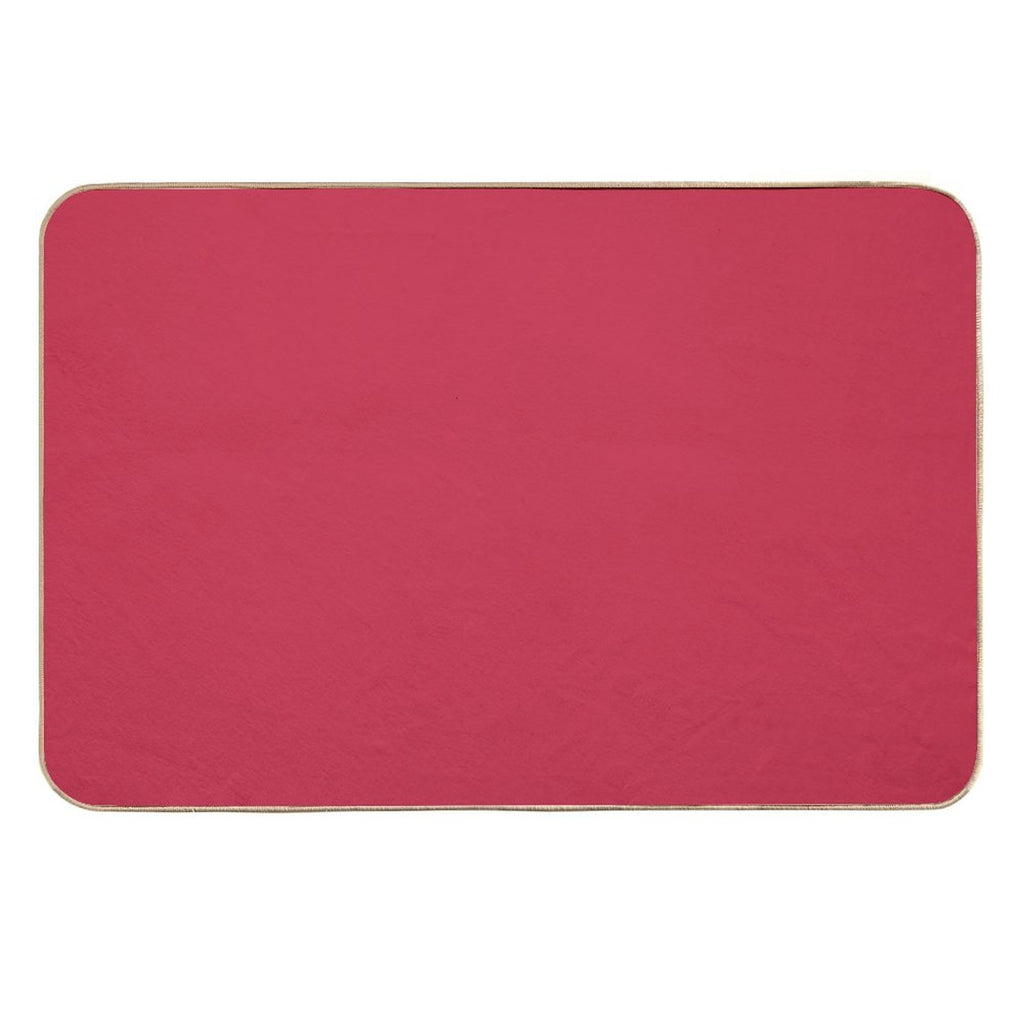 Raspberry Color  Versatile Bath Mat