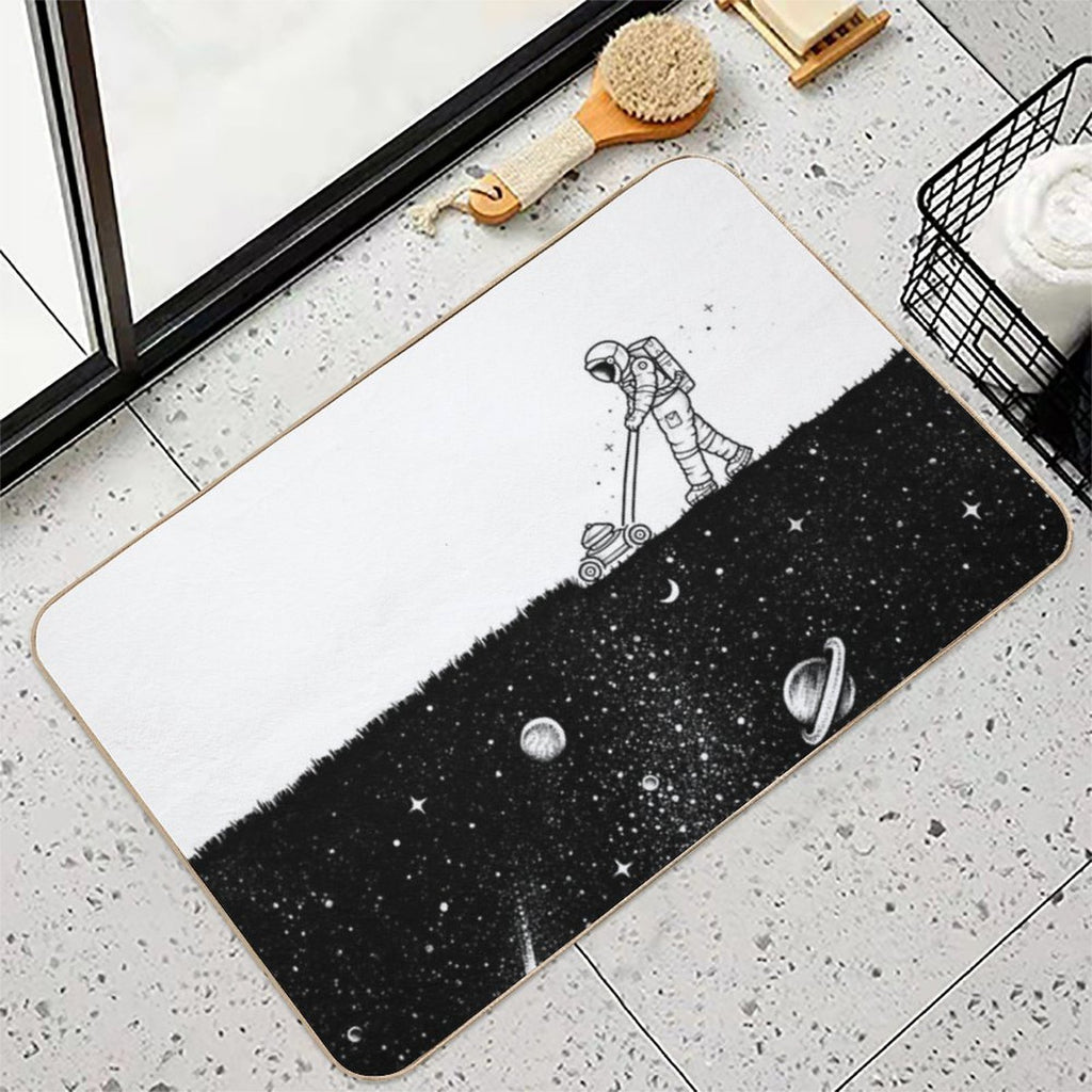Space Cut  Easy To Clean Bath Mat