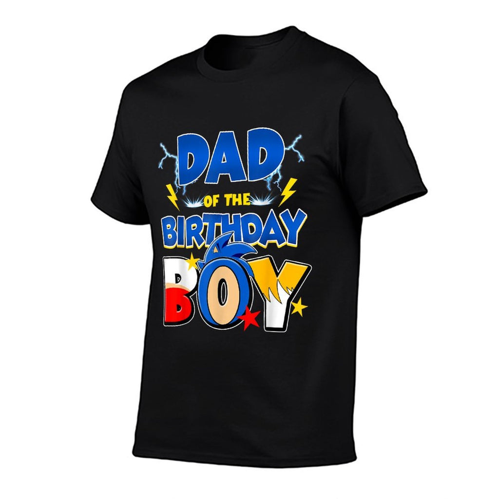 Dad Of The Birthday Boy Family Matching Party Video Game  Summer-ready Fabric T-Shirt
